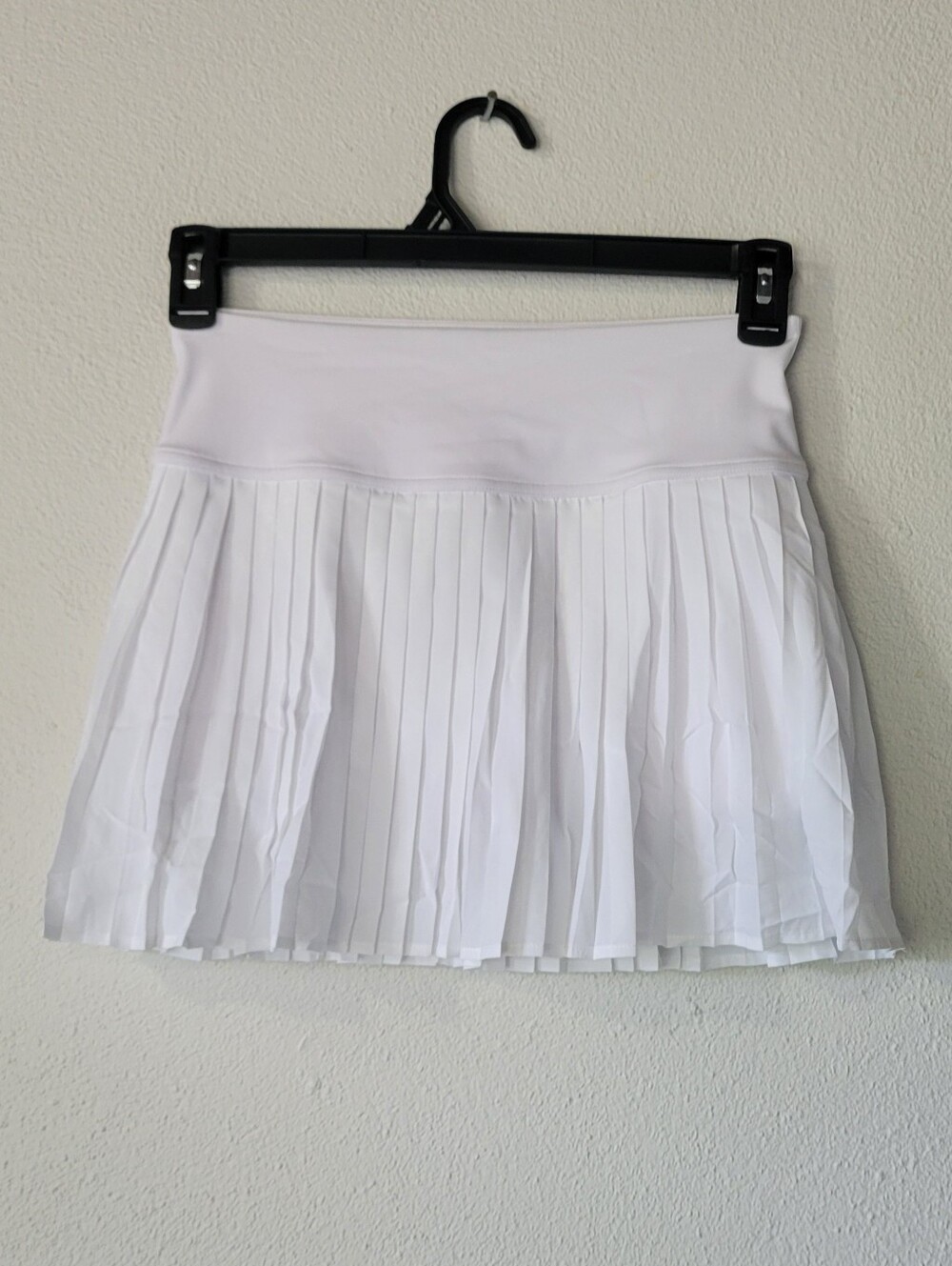 Falda Short Plisada Fabletics Blanca NWT (Talla S)